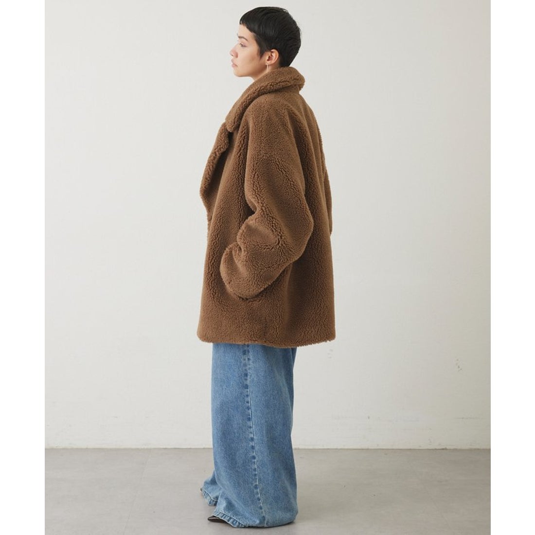 ウィムガゼット Whim Gazette 【THE PAUSE】ボアダブルコート