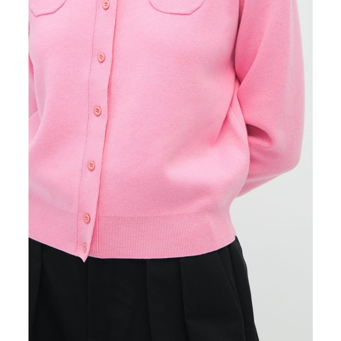 キャバン CABaN CABaN コットンカシミヤ クルーネックカーディガン