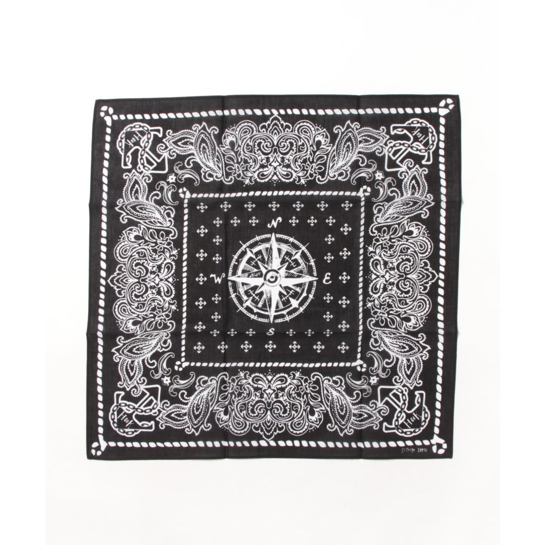 フック HOOK HOOK ーoriginalー piratesペイズリー柄コットンバンダナ