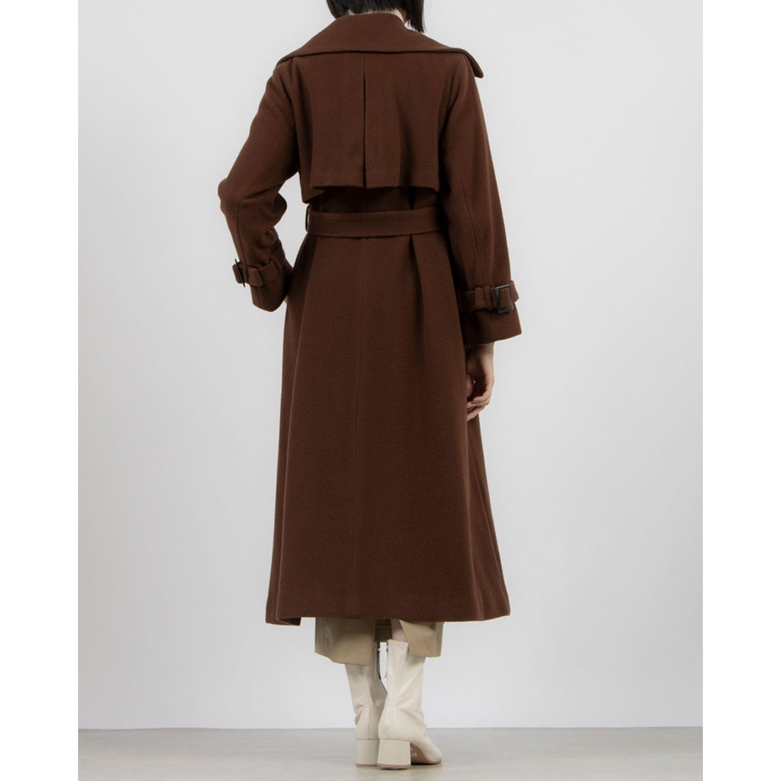 トーナル TONAL ウールトレンチコート （ブラウン） -ファッション通販