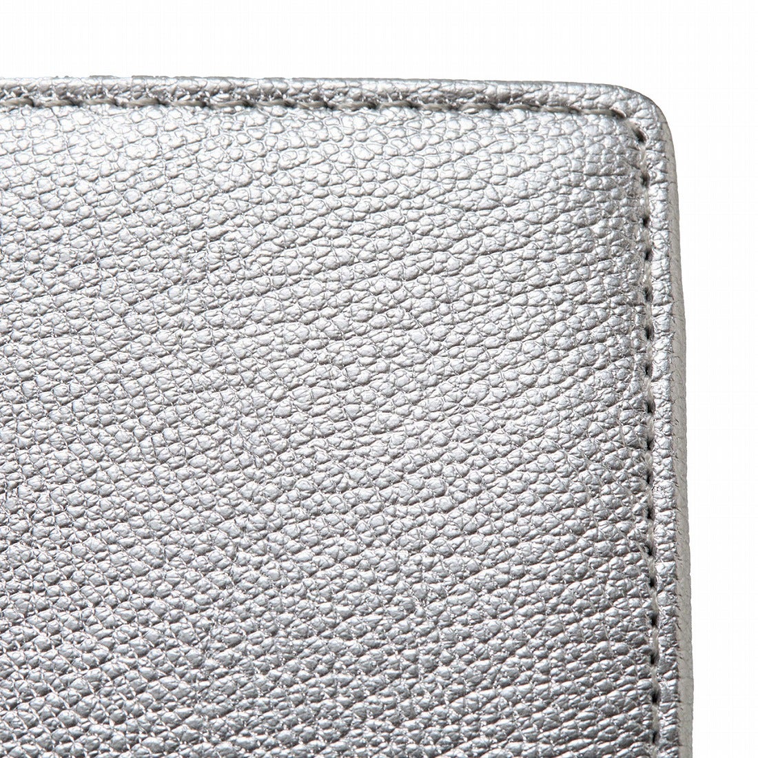 トプカピ TOPKAPI シュリンクレザー パール がま口 長財布 （シルバー