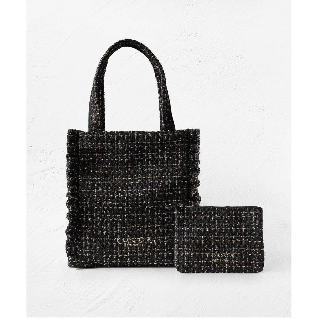 TOCCA 【A4サイズ対応】PRECIOUS WAVES BAG WITH POUCH ポーチ付き