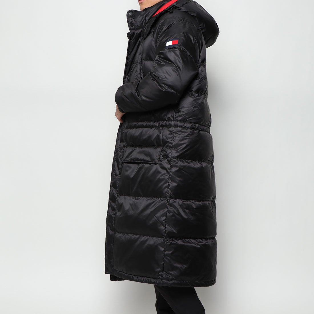 トミー ヒルフィガー TOMMY HILFIGER ロング ダウン コート （ブラック