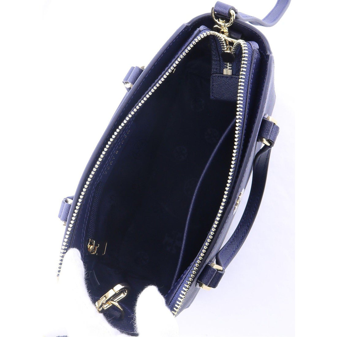 TORY BURCH トリーバーチ ☆レザーxゴールドミニロゴ2WAYミニ