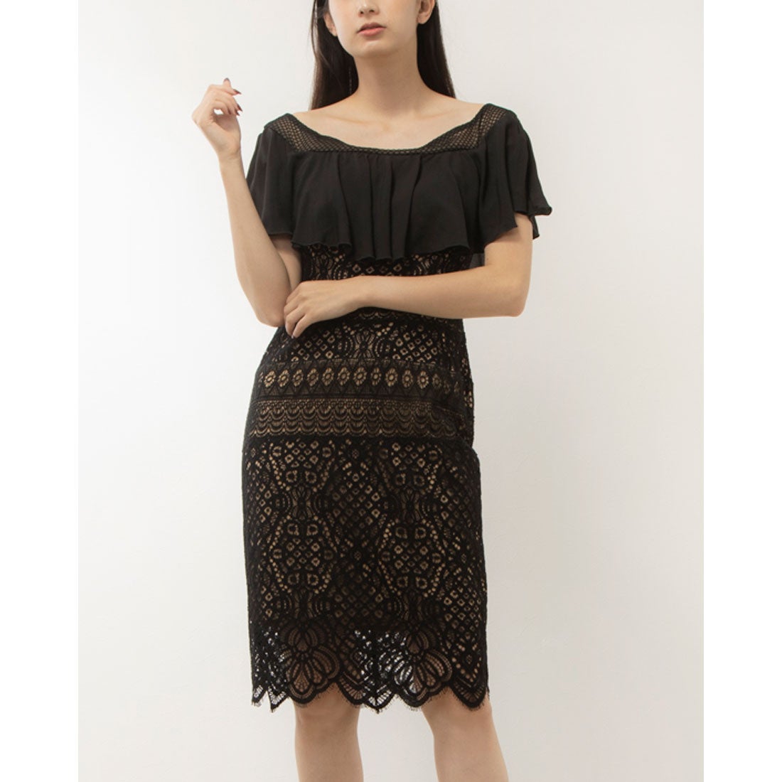 タダシショージ TADASHI SHOJI タダシショージ☆上品優雅なブラック総