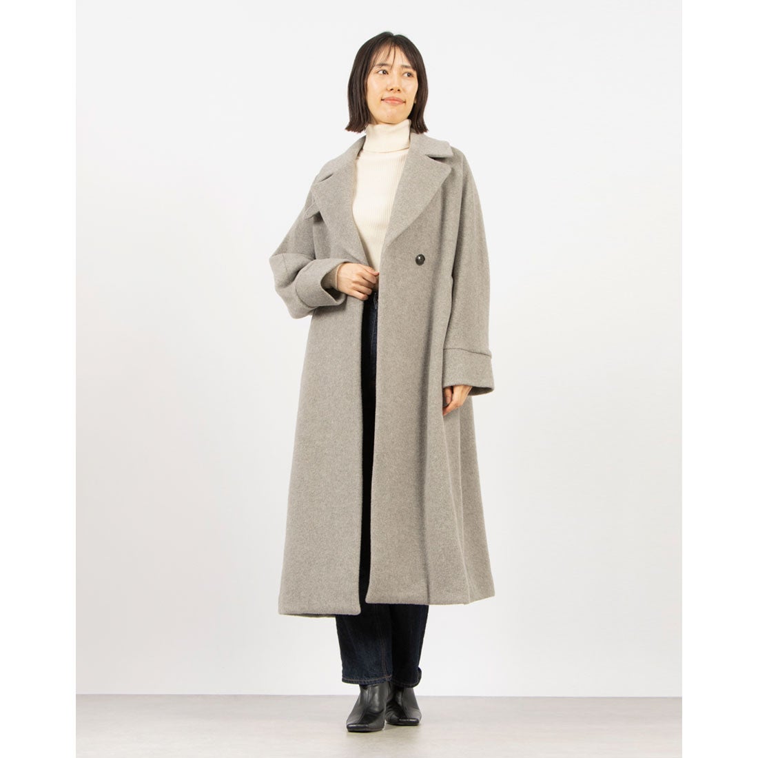 ティッカ TICCA TBDA-234 ロングテントコート （grey） -ファッション