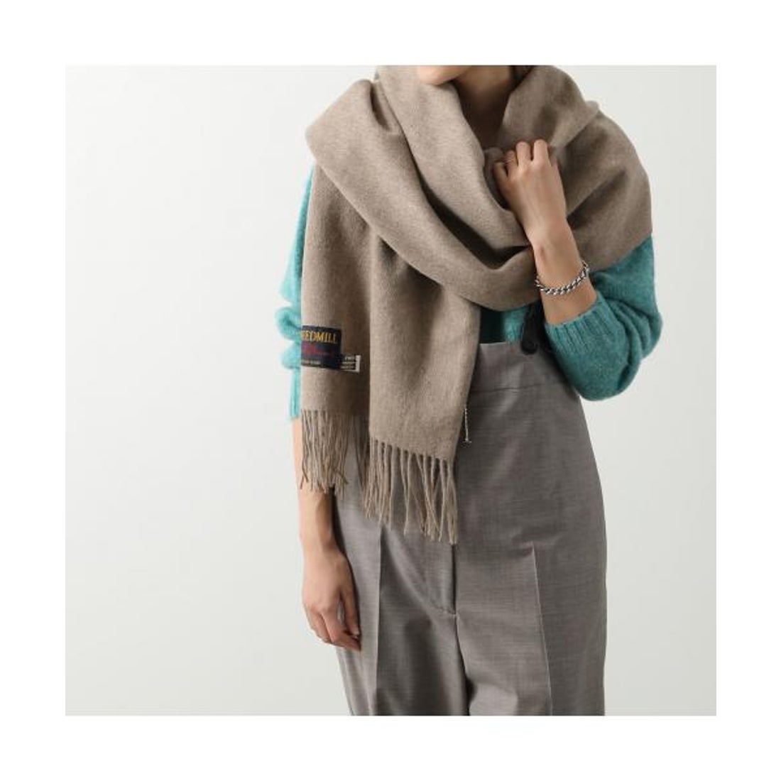 ツイードミル TWEEDMILL TWEED MILL マフラー Lambswool Knee Throw 70