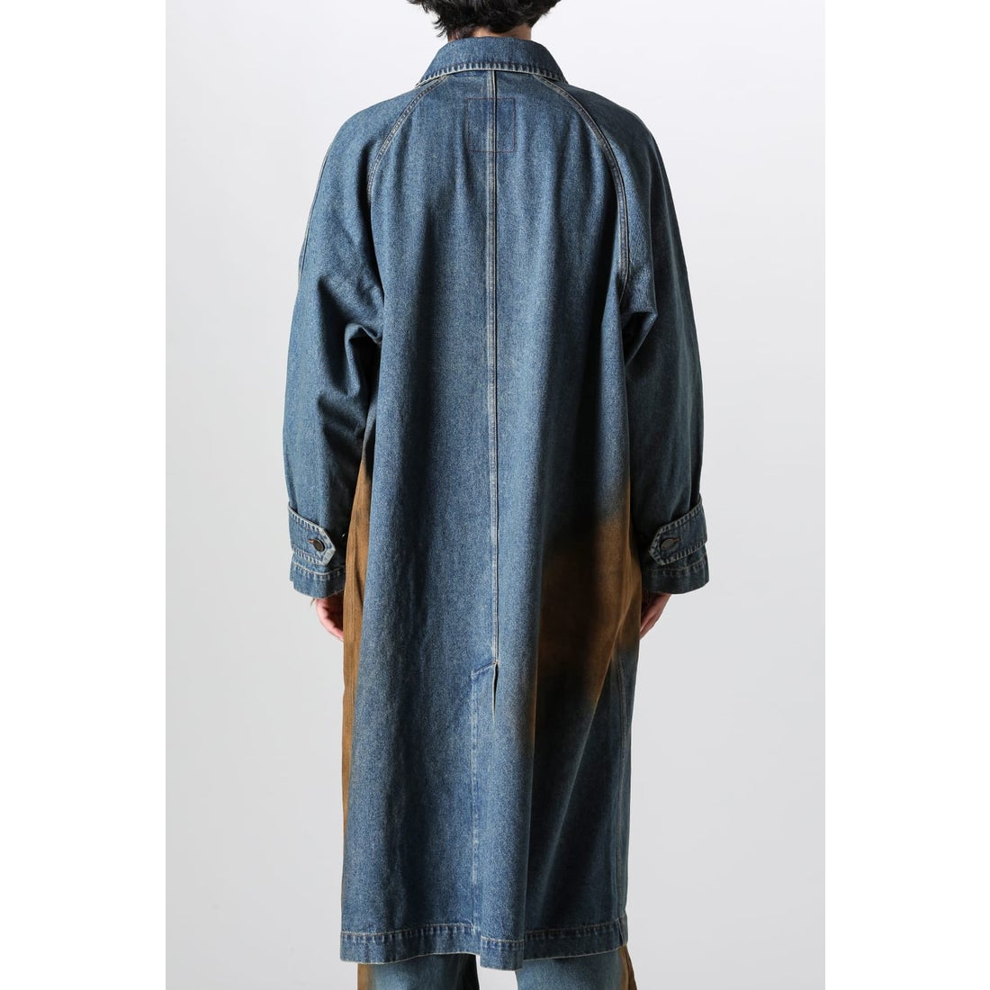 ユマワン UMA WANG Carlo Denim Coat （Blue/Brown） - ファッション