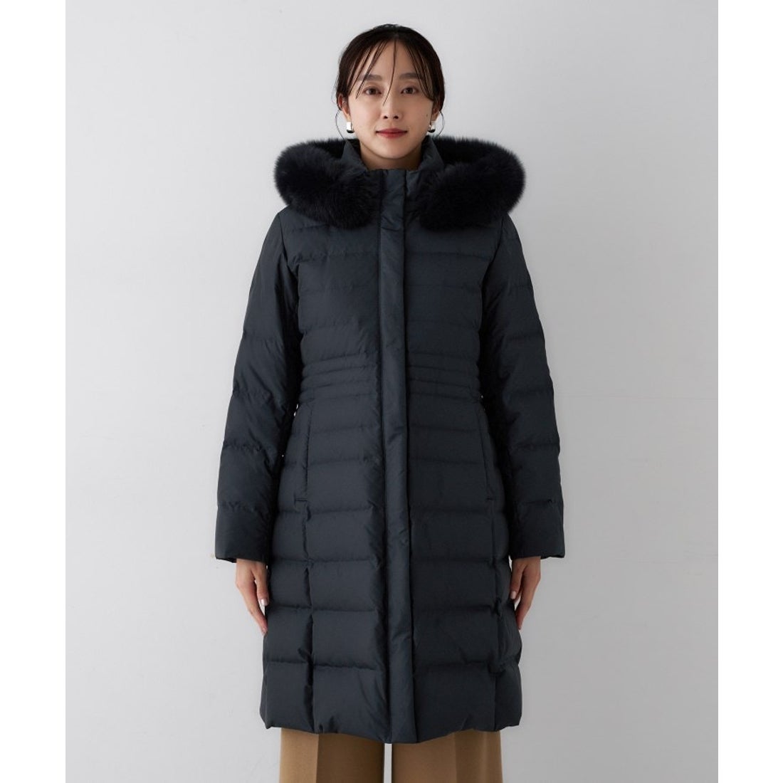 アンタイトル UNTITLED ロングダウンコート （ネイビー(094