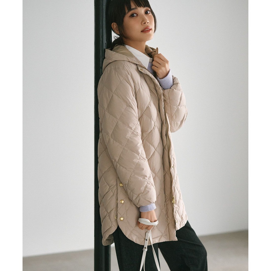 UNFILO 【TAION×UNFILO 】2WAY キルティングダウン （ネイビー