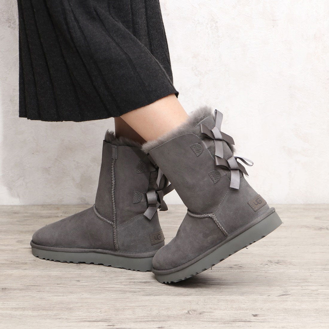 アグ UGG glitter 1016225 Bailey Bow Ⅱベイリーボウ バックリボン