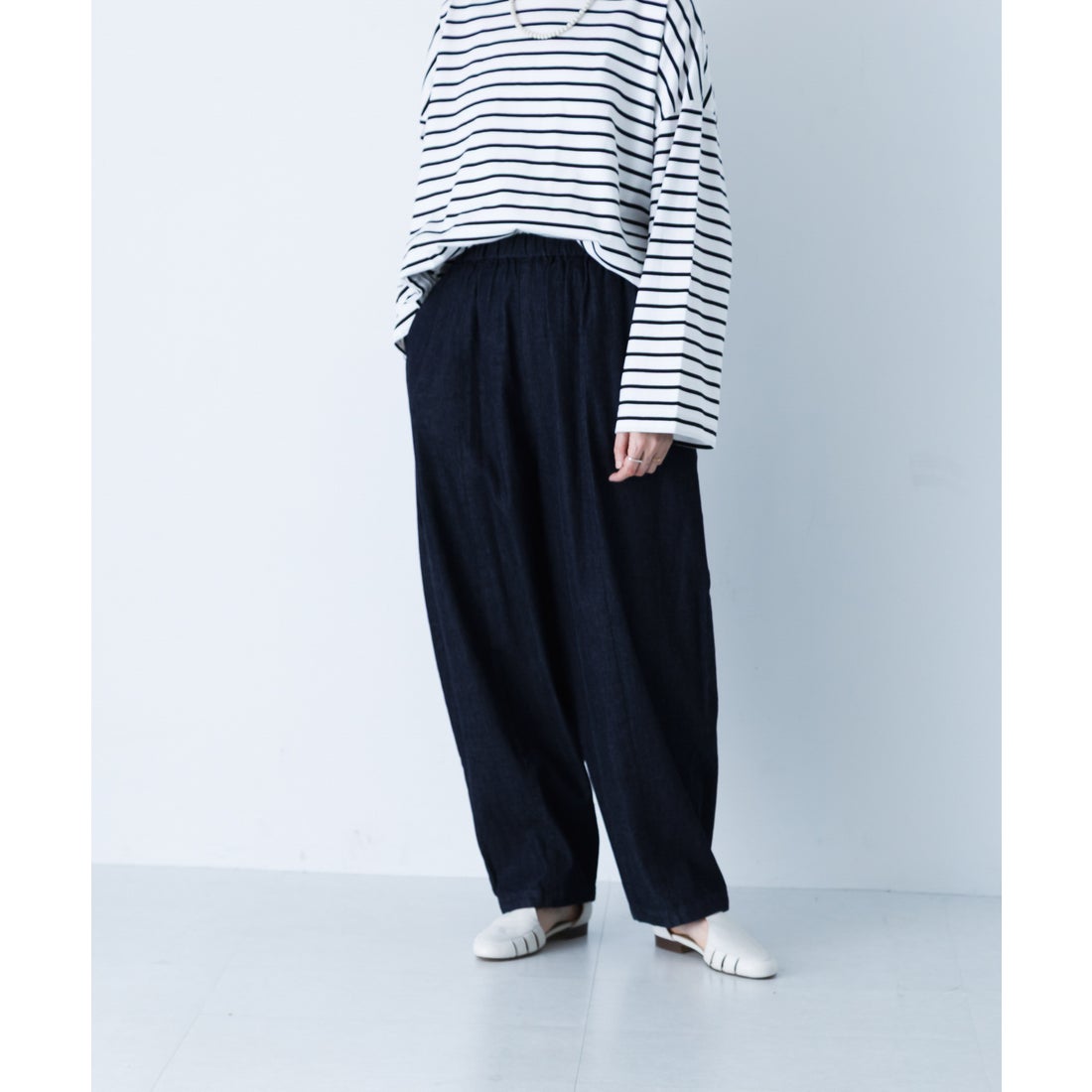 カグレ かぐれ デニムボリュームパンツ （インディゴブルー