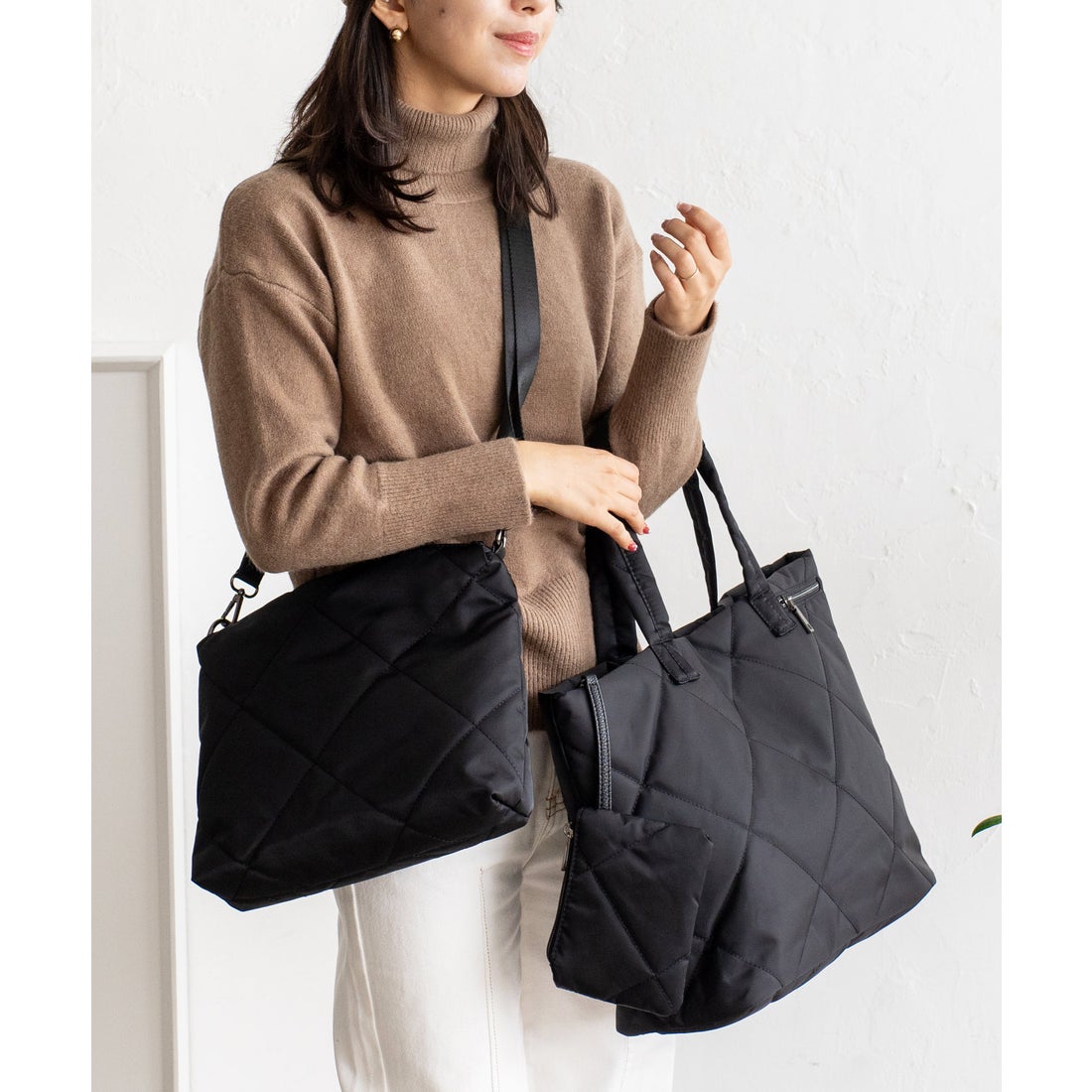 ヴィータフェリーチェ VitaFelice キルティングバッグ 通勤通学バッグ