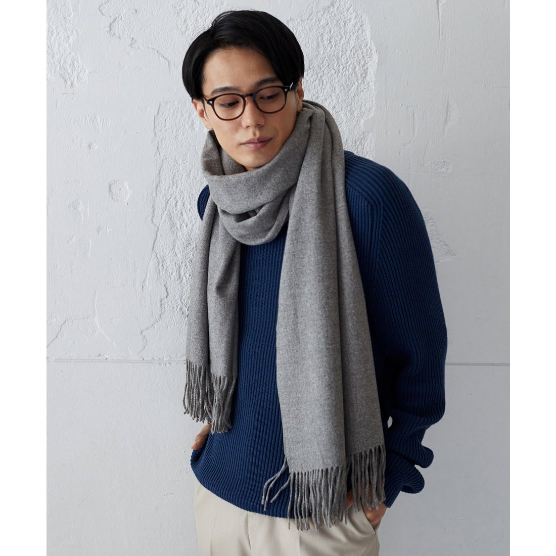 ヴィータフェリーチェ VitaFelice ストール 無地 大判ストール(200cm