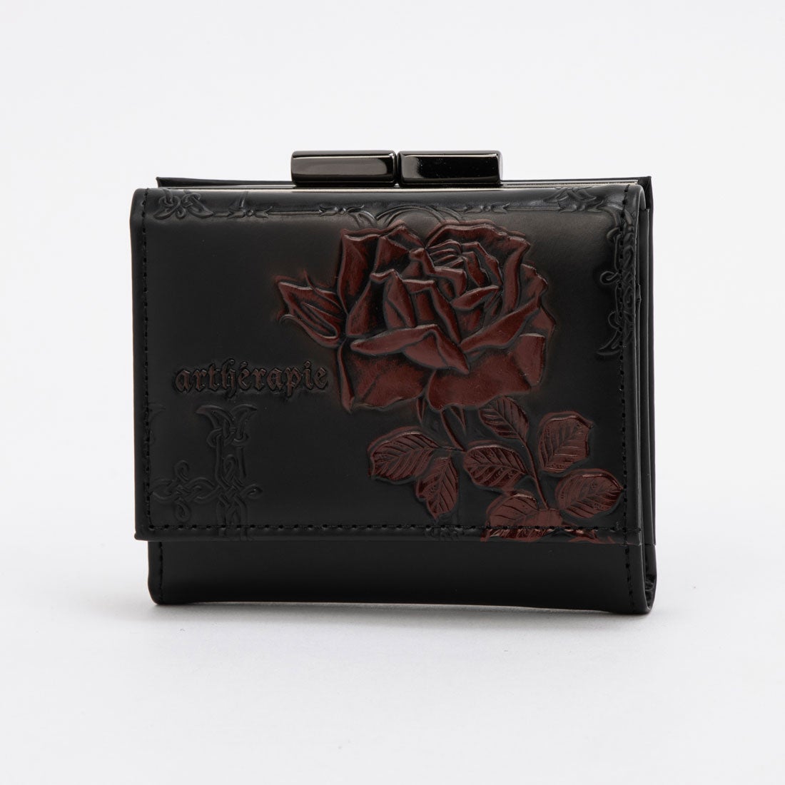 Why アルセラピィartherapieフィセルローズ三つ折りがま口ミニ