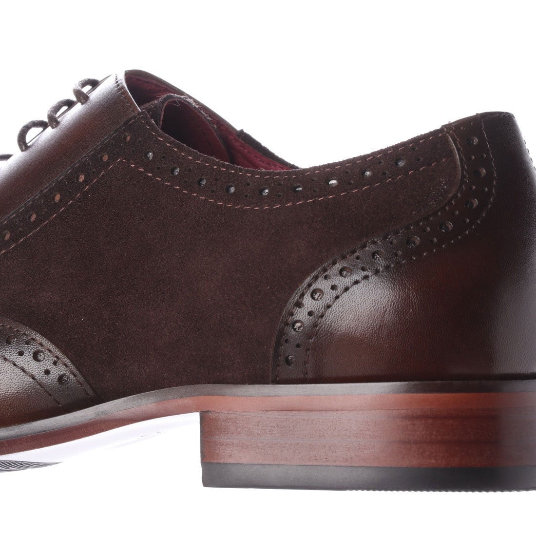 レザーウイングチップシューズ （ダークブラウン） -YOSUKE U