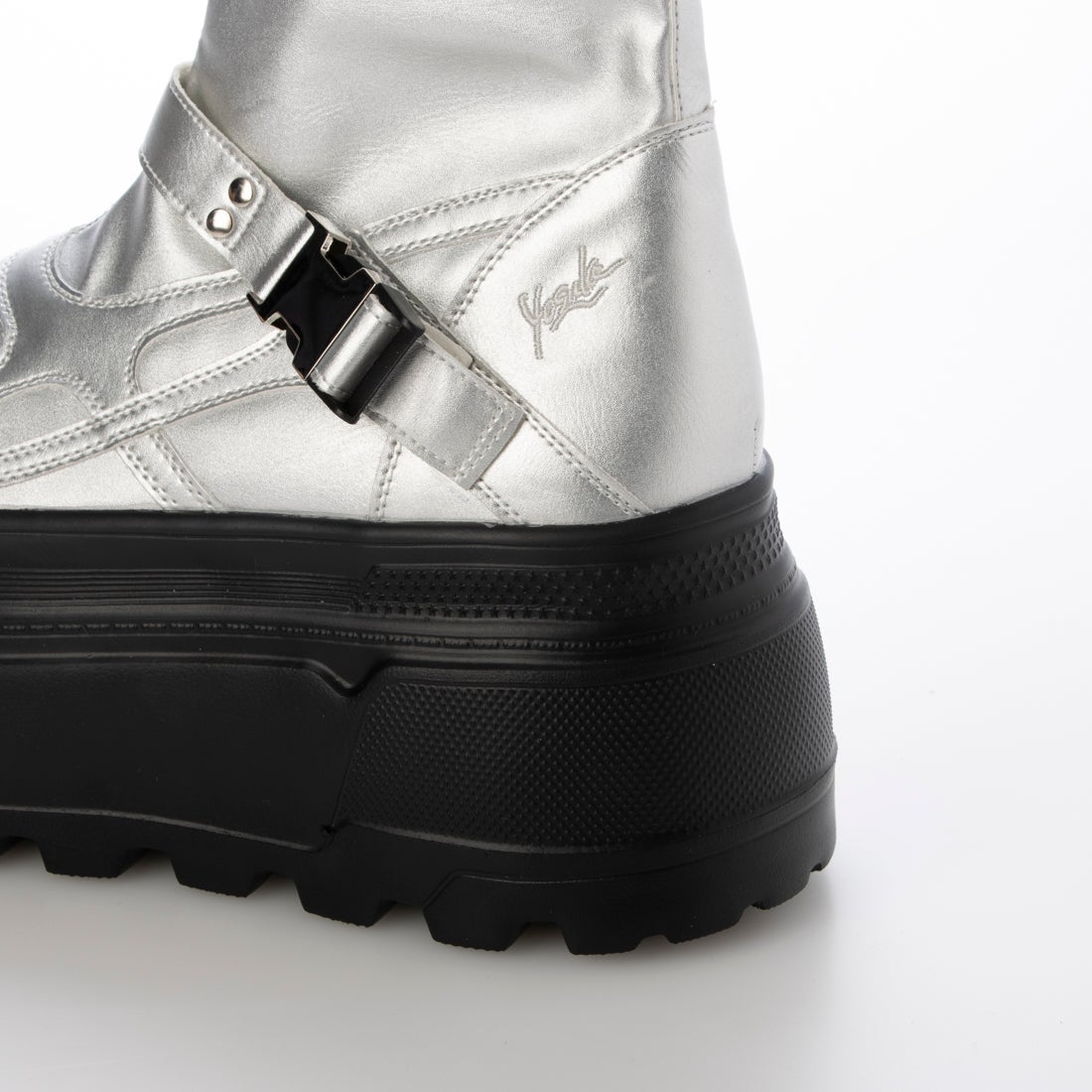 厚底ショートブーツ （シルバー） -YOSUKE U・S・A 公式