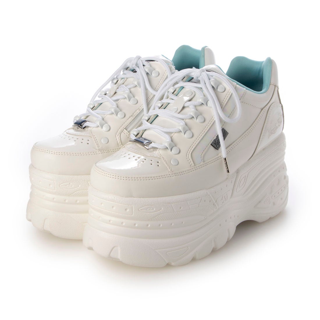 ヨースケ YOSUKE 厚底レースアップスニーカー 2601023 （ホワイト