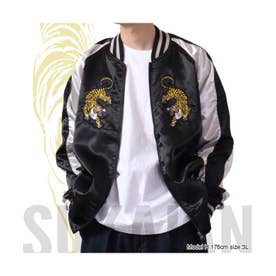 キャラバスケット CharaBasket スカジャン 和柄 虎 BIG 刺繍 アウター