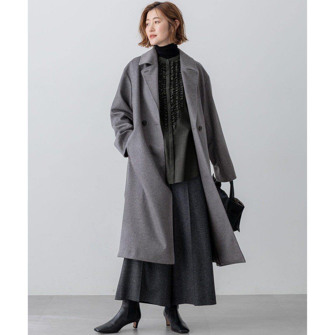 23区 【先行予約】COLOMBOカシミヤビーバー ダブルフロント チェスター