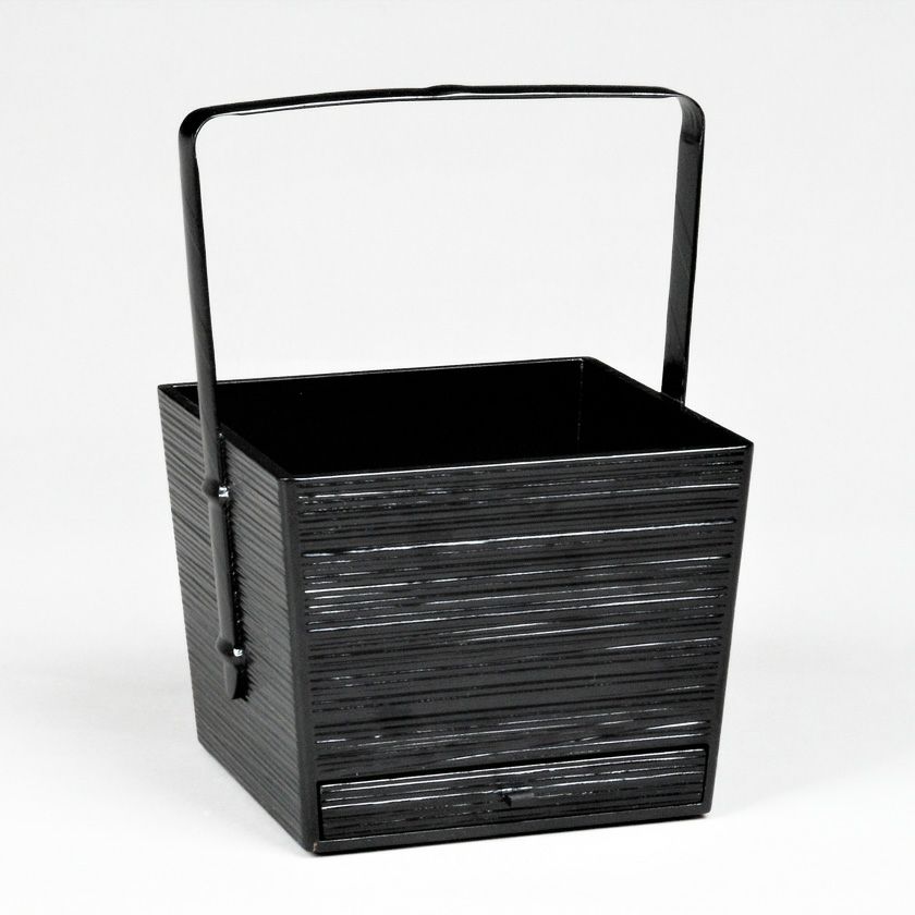 茶道具 莨盆（煙草盆・たばこぼん） 釣瓶型手付莨盆 宗旦好写 海田宗恵