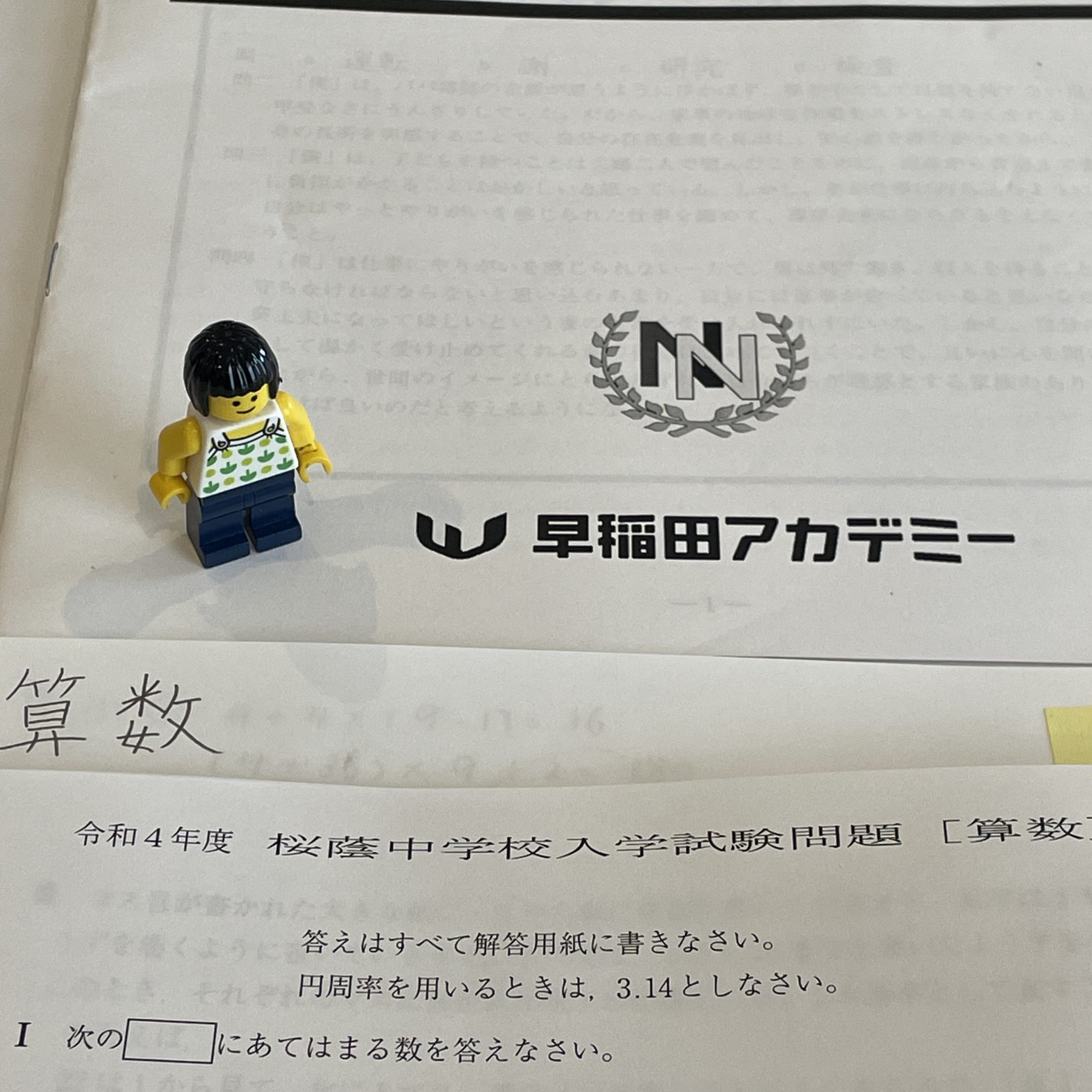 桜陰の算数 313 早稲田アカデミー 2025版 NN 桜蔭 未使用】早稲田アカ