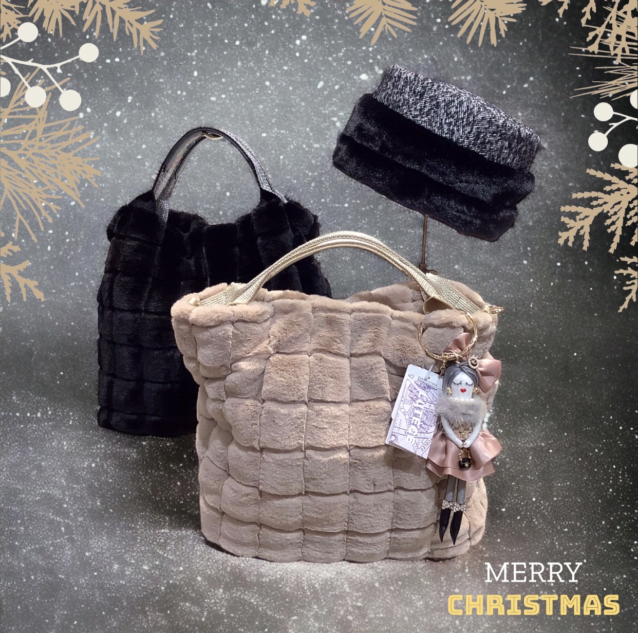 TRIDEEP 「ふわふわファーバッグ」👜✨｜LUTECE｜ショップニュース