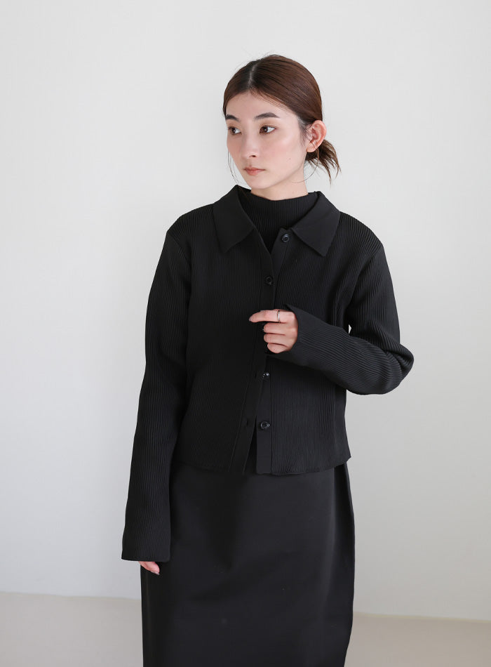 スポンディッシュポロニットカーディガン – SELECT MOCA