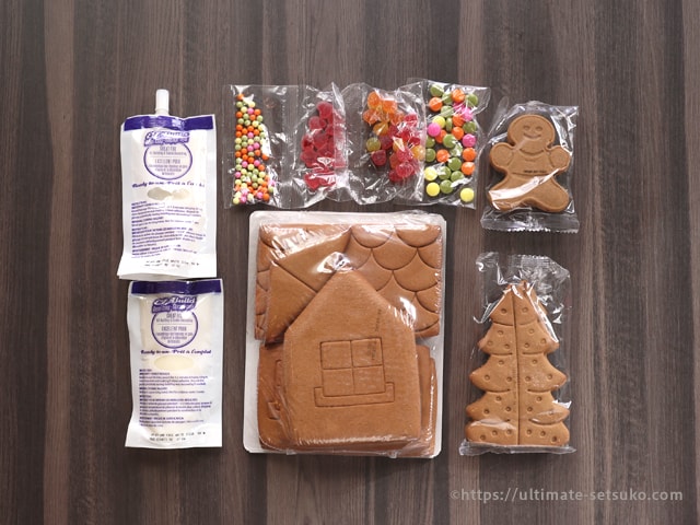 コストコのクリスマスジンジャーブレッドハウスキットを作ってみた