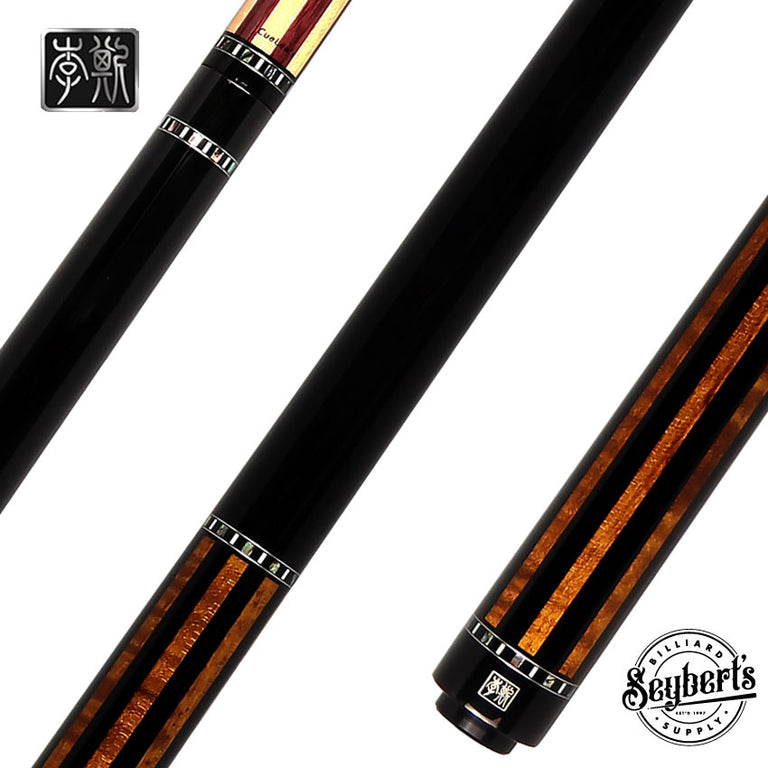 Cuelees Ebony and Curly Maple Break Cue - LS-BK01 - Seybert's