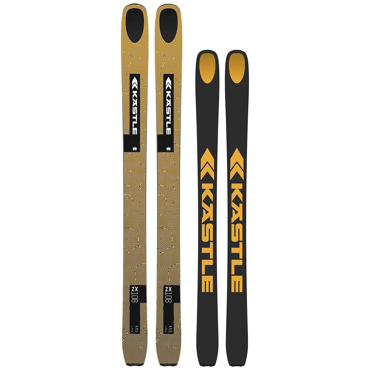 KASTLE フリーライドスキー 2026 ZX 100 スキー板 単品 (板のみ