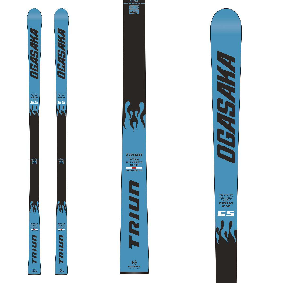 ゆきちゃんさん OGASAKA TRIUN スキー板 183cm ゆきちゃんさん OGASAKA