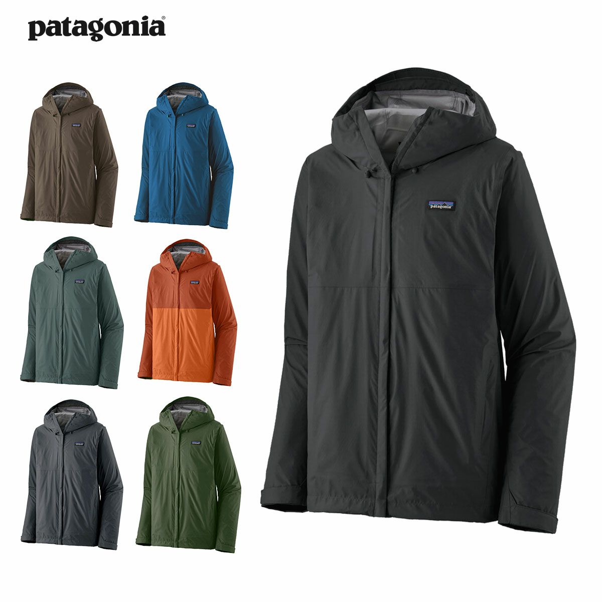 patagonia スキー /スノーボードウェア ブラウン/グリーン 男性用 M
