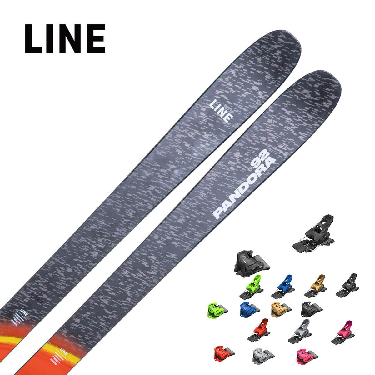 未使用 パウダー BCスキー LINE PANDORA 85 マーカービン付 未使用