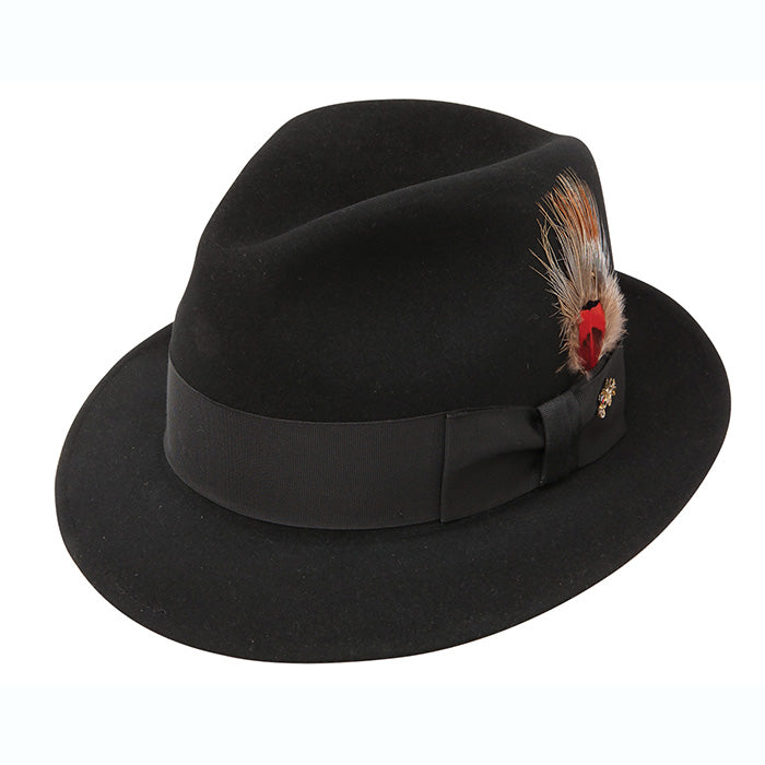 Dobbs Jet Fedora Hat – Sid's Clothing and Hats