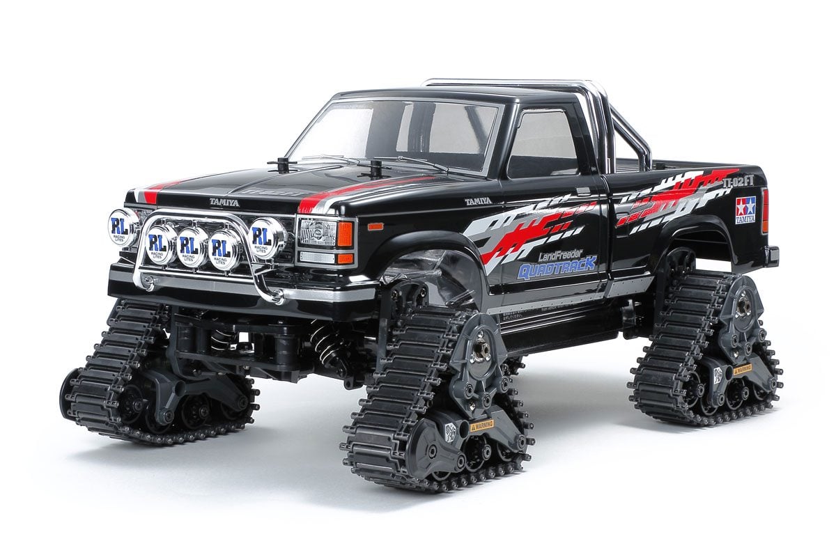 Snow Capable RC Truck! The Tamiya Landfreeder Quadtrack