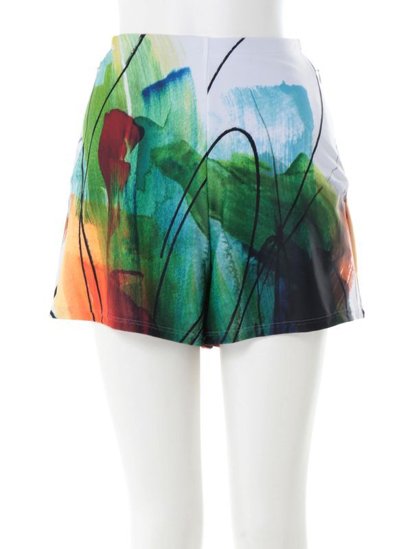 UN3D. - LINE ART SWIM SHORT PT / ラインアートスイムショートパンツ