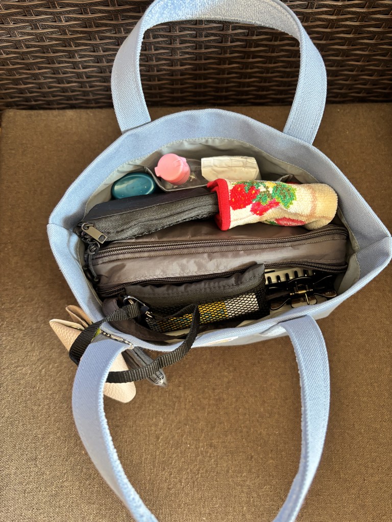 オールドテディ ワッペントートバッグ L/OTE-163164(ダークグリーン