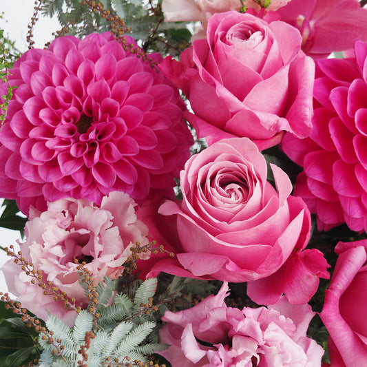 フラワーアレンジ】XXLサイズ｜赤・ピンク｜ブーケ｜誕生日／結婚記念