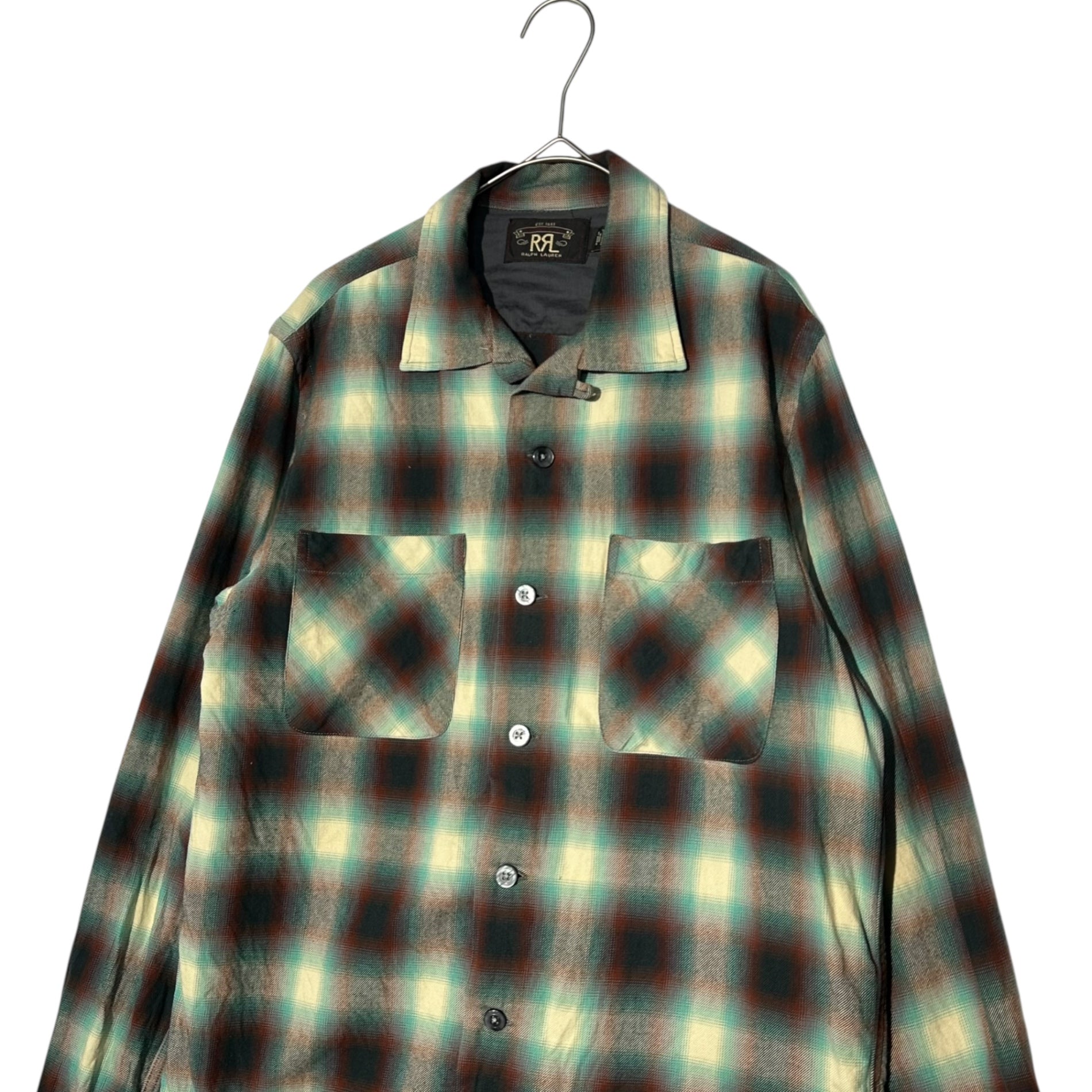 RRL(ダブルアールエル) Towns Camp L/S Sport Shirt オンブレ チェック
