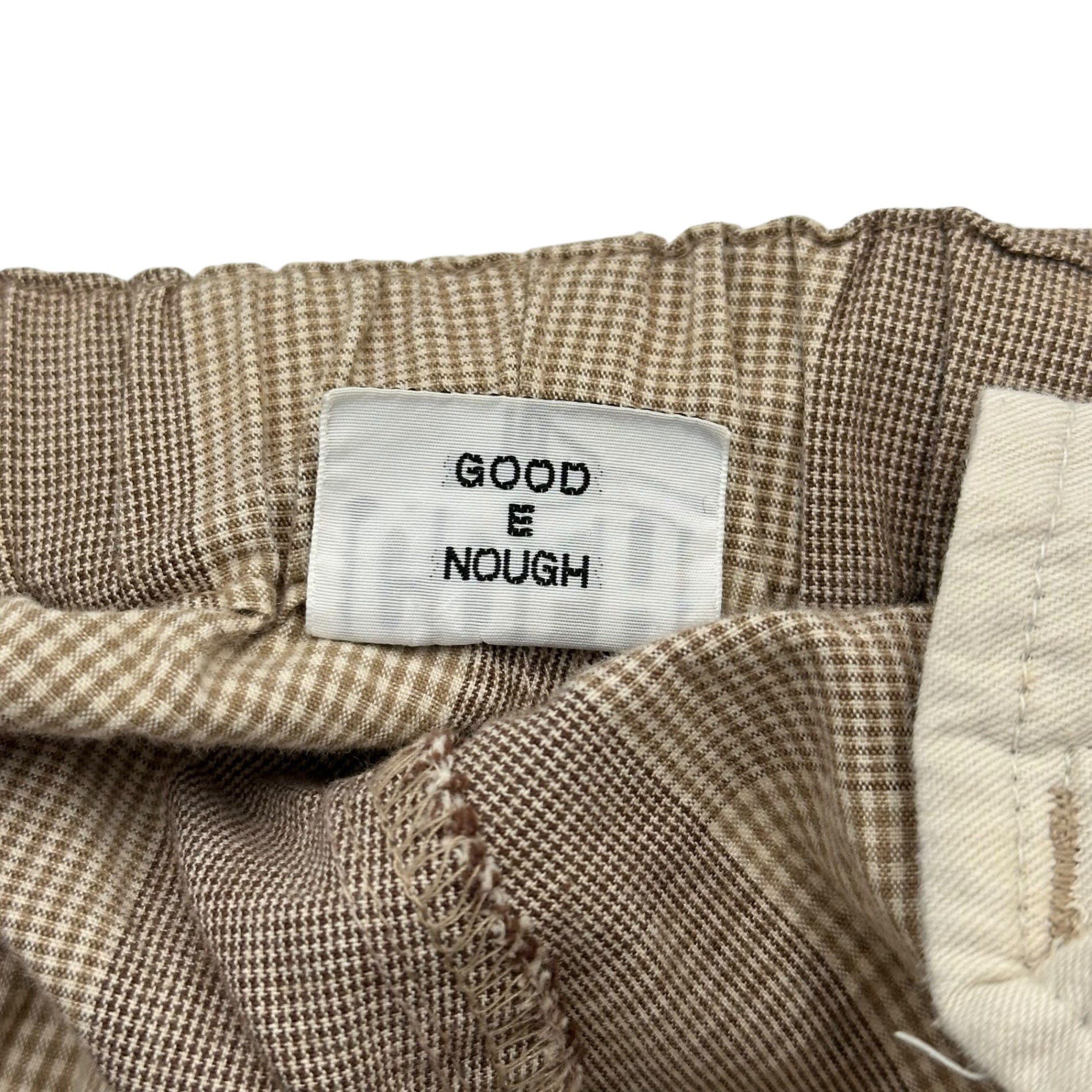 GOODENOUGH(グッドイナフ) 90's Back GE Print Check Easy Shorts 90