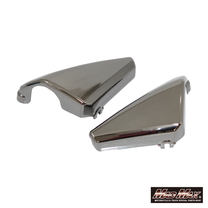 カワサキ ゼファー400/χ エアクリーナーカバー ブラックメッキ [株式