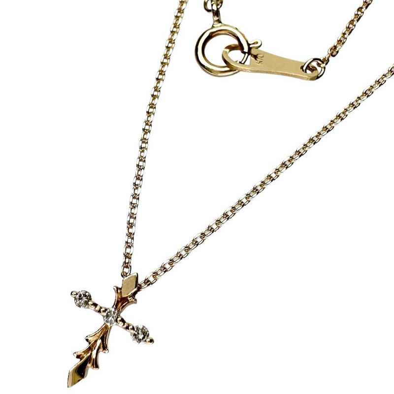 agete/アガット】 クロス/十字架デザイン ダイヤモンド 0.03ct