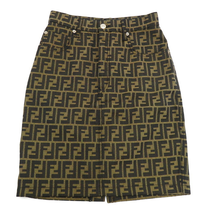 FENDI/フェンディ】 09.541310 66960 ズッカ柄 スカート ポリエステル