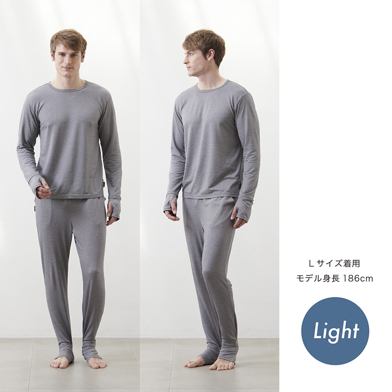 エアーリカバリー］スリープテックウェア ライトメンズトップス