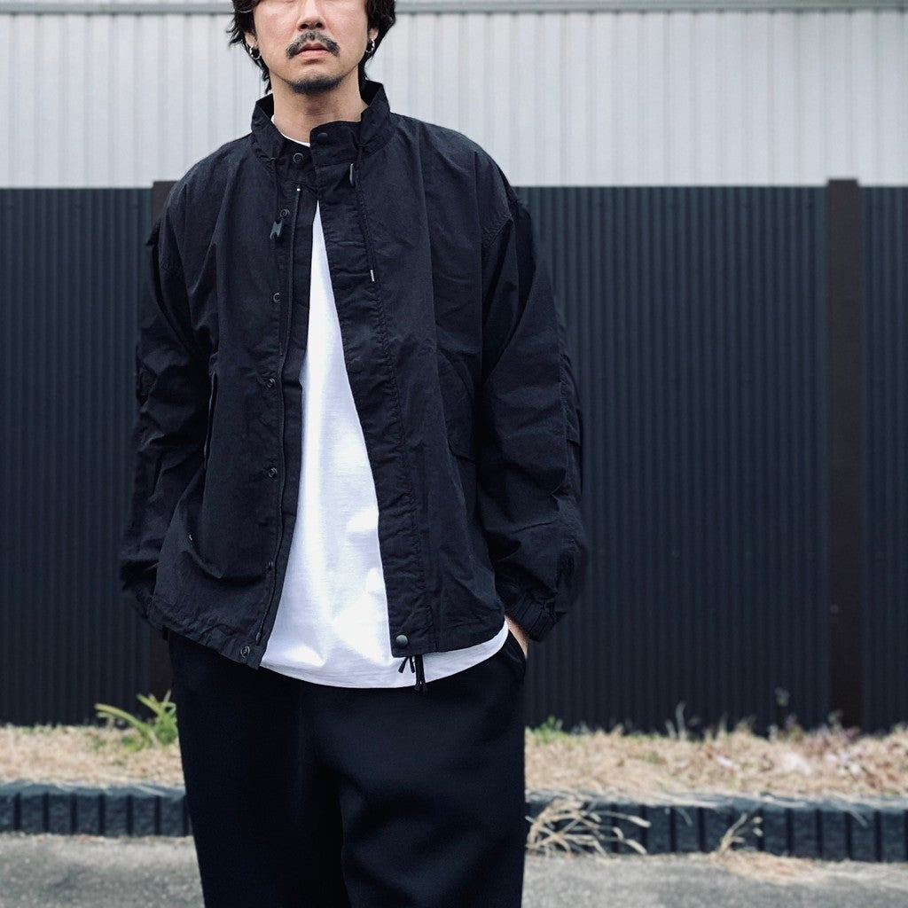 Stand Collar Jacket #Black [SD26S-JK05] – cocorozashi