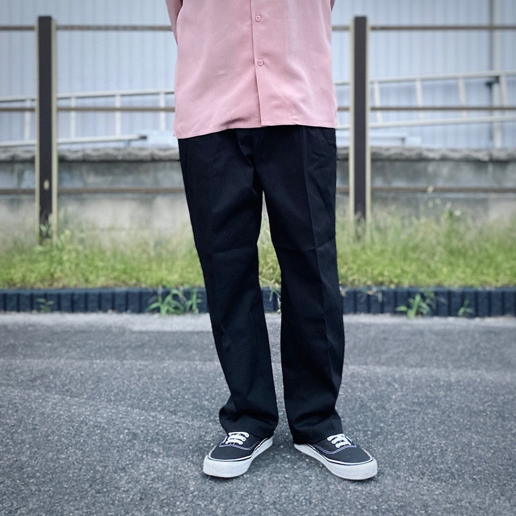 DOUBLE PLEATED CHINO TROUSERS ( TYPE-1 ) #BLACK [25FW-WMP-PT01]_