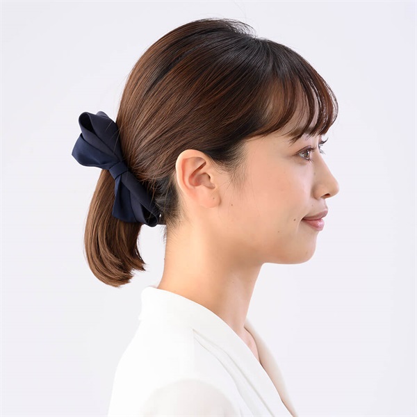 プレーンリボン バナナクリップ(ネイビー) | バナナクリップ | COMPLEX