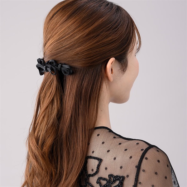 テンダリーリボン バレッタ(ブラック) | バレッタ | COMPLEX BIZ