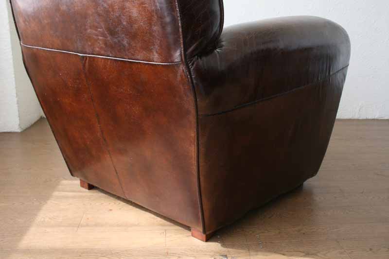 Halo ヴィンテージレザー クラブチェア｜アンティーク家具・照明の専門